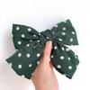 Pinza para el pelo con lazo de lunares estilo coreano, bonita pinza para el pelo estilo universitario, tocado para chica, accesorios para el cabello