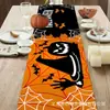 Camino de Mesa Nuevo Más Vendido en Amazon Transfronterizo, Mantel de Halloween de Gama Alta, Bandera Decorativa de Mesa para Día de Muertos, Hecho a Medida