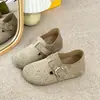 Novos sapatos Birkenstock femininos bordados retrô com aumento interno de altura de 4 cm, design de cobertura total, sola macia, acabamento fosco, adequados para uso ao ar livre