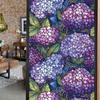 BL156-170 mar de flores transfronterizo pegatina de vidrio estático película para ventana de PVC sin adhesivo decoración del hogar pegatina para cristal de ventana