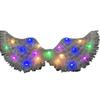 Fuente de luz LED alas de plumas luminosas alas de ángel adultos niños accesorios de actuación de hadas Vestido de princesa para niña de las flores