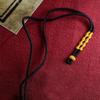 Xizang DIY Tecido à Mão Esfregado à Mão Colar de Oito Fios Pulseira Corrente de Contas com Thangka Wen Play Fio Colorido Colar Cor