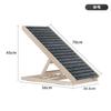 Escalera de Escalada para Perros de Madera Maciza Más Vendida de Amazon, Rampa Ajustable para Gatos y Perros Mascotas, Madera de Caucho, Ensamblaje de Caja y Espiga Antideslizante para Salidas en Coche