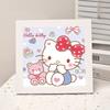 Animación de Dibujos Animados Nueva Pintura de Diamantes Kuromi DIY Juguetes de Pintura de Diamantes Hechos a Mano para Niños con Marco de Fotos Mesa Regalo