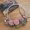 Hogar Xinyan diente de león peonía colgante de pared flor artificial decoración boda ramo de mano decoración de pared colgante de pared CF01404