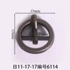 Diámetro interior 11 mm Hebilla japonesa redonda para colgar Barril chapado en oro Fundición a presión Hebilla de zapato Accesorios Hardware Sandalias de playa Hebilla japonesa
