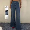Bestseller transfronterizo: TikTok, Amazon y TEMU - nuevos pantalones vaqueros para mujer con un bolsillo trasero de doble botón y un diseño plegable