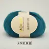 Fio Fino de Mohair de Bebê Sul-Africano Tecido à Mão Pelúcia Cachecol Xale Fio para Suéter Lã Macia Cashmere Fiação