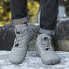 Zapatos de Algodón Transfronterizos para Exterior Impermeables Senderismo Montañismo Botas de Algodón con Forro Polar Zapatos Cálidos para Pareja Deportivos Gruesos Antideslizantes Botas de Nieve