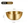 Plato para salsas de inmersión de acero inoxidable 304, platito estilo coreano, platito dorado para acompañamientos, plato para salsas de condimentos, plato para barbacoa, tazón para hornear y batir huevos