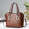 2026 Nueva Bolsa para Mujer Piel Suave Gran Capacidad Bolsa de Madre Simple Moderna de Moda Hombro Único Cruzada Bolso de Mano para el Trabajo