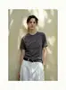 Camiseta de manga corta para hombre, ropa para hombre, marca moderna de media manga de secado rápido para hombre, absorbe la humedad y el sudor, secado rápido para exteriores