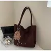 Nueva colección de otoño e invierno: bolsa de mano simple, gran capacidad, versátil y a la moda, adecuada para ventas transfronterizas, estilo retro y casual, bolso de hombro para mujer