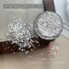 Lentejuelas Brillantes para Uñas, Paquete Mixto de Polvo Glitter de Alta Gama Versátil de Lujo Estilo Ins que Atrapa la Luz, Materiales Hechos a Mano, Decoraciones, Accesorios