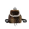 Colección nueva otoño/invierno transfronteriza: un bolso de felpa con estampado de ciervos, de tacto lujoso, perfecto para ir al trabajo en 2026; un bolso de mujer estilo retro que se puede llevar debajo del brazo