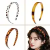 Nova faixa de cabelo da Amazon com 1,8 cm de largura, com toque de alta qualidade, estampa de leopardo, adequada para mulheres usarem ao lavar o rosto, faixa de cabelo antiderrapante feita de material de PC