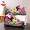 Zapatillas deportivas Babu Dou para niño en gris carbón negro, modelo nuevo para niños mayores, zapatillas de running de malla transpirables y ligeras para niños pequeños