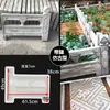 Molde de Cemento para Valla de Estanque de Flores Antiguo Valla para Macetero de Patio Ladrillo Modelo de Valla para Huerto Chino Jardín Rural Valla para Césped
