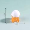 Micro-paisagem Boneca Ovo Preguiçoso Luminoso Fofo Decorações Diy Fofas Acessórios de Sacola Surpresa Pequenos Enfeites de Mesa