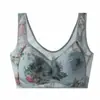 Sujetador de encaje tipo Mom para tallas grandes, Ropa interior push-up sin varillas para mujer, Sujetador fino sin costuras estilo chaleco Beauty Back