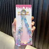 Corrente para Celular de Tulipa Chaveiro de Contas Pingente de Flor para Bolsa Acessórios para Capa de Celular Pequenos Presentes para Meninas Venda por Atacado