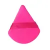 Esponja de Terciopelo Cristal Triangular con Fibras Cortas y Largas, Maquillaje de Cojín de Aire, Polvo Fijador Suave y Liso, Cojín de Terciopelo Ultra Suave de Doble Cara