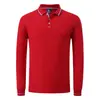 XBHD 2988 80 Algodón 20 Fibra de Haya 210g Camisa Polo para Hombre en stock Base Popular Manga Larga Holgado