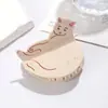 Novo Prendedor de Garra de Gatinho Animal, Prendedor de Tubarão Fofo de Acetato, Garra de Cabelo de Gato, Acessório de Cabelo de Alta Qualidade, Design de Luxo Leve para Mulheres