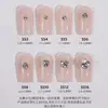 Rhinestones para Uñas K9 Huazi, Lote Completo, Súper Brillantes, 33 Facetas, Tamaño Pequeño, Rhinestones Apilados, Base Puntiaguda, Rhinestones Redondos, Diamantes Sueltos Imitación Huazi, Decoraciones para Uñas