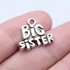 16x19mm 2,4g Cruz de Prata Antiga Venda Quente Transfronteiriça Acessórios Retrô Pingente de Irmã Mais Velha