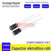 25V10Uf 4X7 Série Ms7 Capacitor Eletrolítico Ruby 85 Graus 25Ms710Mefc4X7