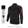 En Stock Nuevas Camisetas de Entrenamiento de Fútbol de Manga Larga para Adultos y Niños, Chaquetas de Plumas al por Mayor para Hombres y Mujeres, Ropa Deportiva de Otoño e Invierno