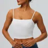 Chaleco Deportivo Europeo y Americano con Almohadillas en el Pecho Secado Rápido Transpirable Sexy Ajustable Camisola Pequeña Top de Fitness para Mujer 22336