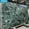 Parede de Fundo com Pedra Verde Prada, Mesa Ilha, Tampo de Mesa de Jantar, Mesa de Centro, Superfície de Mármore Natural, Gabinete de Lavatório, Personalização Completa da Casa
