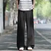 Pantalones Casuales de Algodón Rectos, Ligeros, de Talla Grande, Holgados, Estilo Verano 2026 para Hombre, con un Toque de Alta Gama