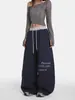 Pantalones deportivos versátiles de moda estilo americano, de peso pesado, con dobladillo curvo, para hombres y mujeres, nuevos pantalones largos casuales rectos holgados de pierna ancha para primavera y otoño