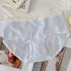Ropa interior de algodón para bebé Clase A para mujer Algodón puro Entrepierna antibacteriana Amigable con la piel Transpirable Cintura media Calzones dulces y lindos para niñas