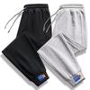Novas Calças Casuais, Calças Esportivas Masculinas, Estilo Outono para Casal, Tendência com Amarração na Barra da Calça, Soltas, Calças de Moletom com Barra Ajustada, Macacões