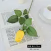 Ramo de rosas realista de alta calidad, decoración individual de flor artificial para sala de estar, mesa de comedor y mesa de centro