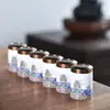 Frasco Portátil de Viaje Sellado de Esmalte Frasco Pequeño Portátil para el Hogar de Cerámica Caja de Empaque para Té al por Mayor Caja de Regalo