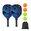 Conjunto de Raquetes de Pickleball Impressas em UV de Choupo Bolsa de Armazenamento para Raquetes de Praia Embalagem Amazon Transfronteiriça Popular Fábrica