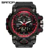 Reloj Electrónico de Moda Transfronterizo Sanda para Hombre Resistente al Agua Luminoso Despertador Multifuncional Reloj Deportivo para Hombre en stock Suministro Directo