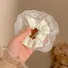 Elástico de Cabelo Doce e Versátil para Meninas, Estilo Coreano, Estilo Preguiçoso, Tamanho Extra Grande, Adequado para Cabelos Grossos, Elástico de Cabelo de Alta Elasticidade para Penteados de Coque