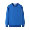 Sudadera con cuello redondo de gran tamaño estilo callejero americano para hombre, nuevo modelo primavera/otoño 2026, color liso, top versátil y moderno