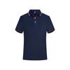 Polo de trabajo estampado, camiseta de manga corta publicitaria con logotipo impreso para hombre, camiseta con solapa, bordado para personal, venta al por mayor