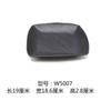 Prato de Melamina Preto para Sushi Criativo Hot Pot Churrasco Lanche Prato Frio Japonês Imitação Porcelana Assimétrico Louça Especial