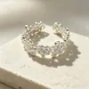 2026 Nuevo Anillo Lindo de Gama Alta para Mujer ins Exquisito Anillo Abierto Ajustable Estilo Coreano Estética Fría Banda Lisa Anillo para Dedo Índice