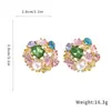 Pendientes de Flor de Perla Tachonados de Diamante con Goteo de Aceite de Aguja Plateada, Pendientes de Estilo de Corte Francés Vintage, Pendientes de Lujo Ligero de Gama Alta al por Mayor