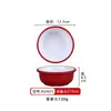 Tazón de doble color imitación porcelana melamina rojo neto picante caliente doble oreja tazón tazón maocai tazón especial para restaurante de fideos taza de sopa plato de postre traje