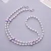 Bolso Cruzado de Perlas Irregulares Lanyard Largo Portátil para Teléfono Móvil Lanyard Sencillo de Perlas para Teléfono Móvil Cadena para Teléfono Móvil Cadena Cadena